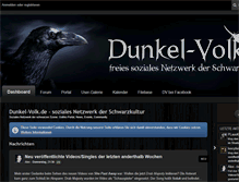 Tablet Screenshot of dunkel-volk.de